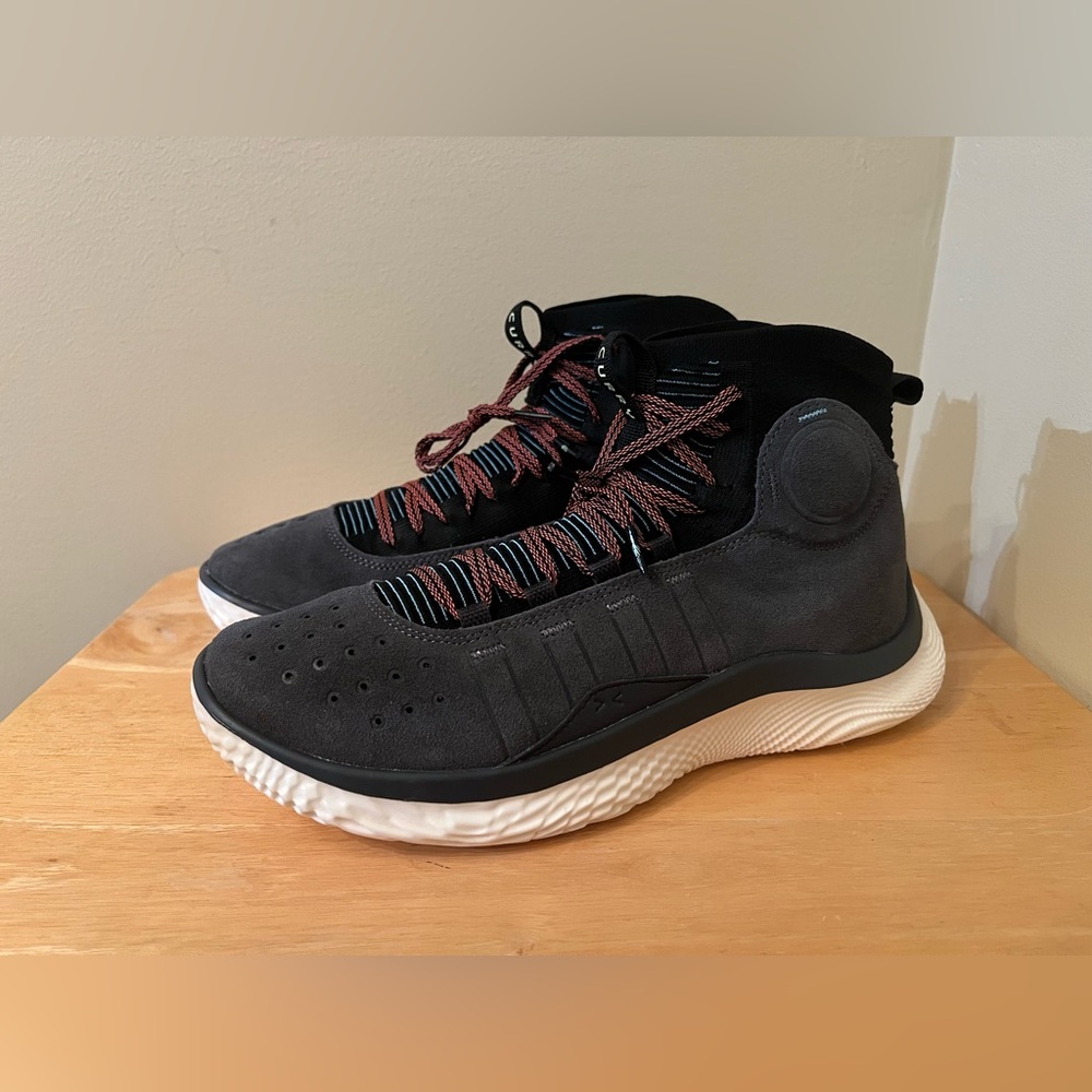 Under Armour Curry 4 FloTro Basketball Shoes US 10.5 Jet Grey 3024861-101